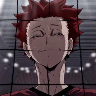 🎭 Tendō Satori Haikyuu!! Tendō Satori, Haikyuu!!, anime, manga, volleyball telegram sticker