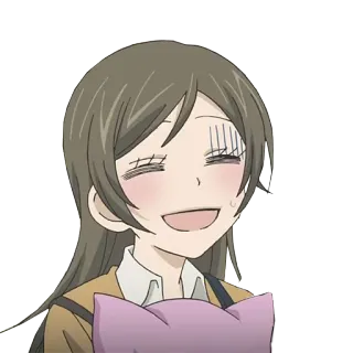 😅 Anime, Kartun, Gadis, Senang, Lucu telegram sticker