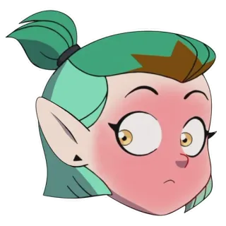 😳 Amity Blight The Owl House การ์ตูน, แอนิเมชั่น, ตัวละคร, อมิตี้ ไบลท์, บ้านนกฮูก, ดิสนีย์ telegram sticker