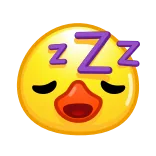 😴 ZZZ assonnato, dormire, zzz, emoji, stanco telegram sticker