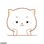 👍 gato, lindo, animal, pegatina telegram sticker