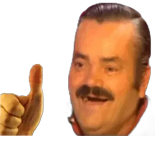 😂 man, thumbs up, positive, approval, like, okay telegram sticker
