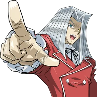 ☝️ anime, manga, pointing, character, serious telegram sticker
