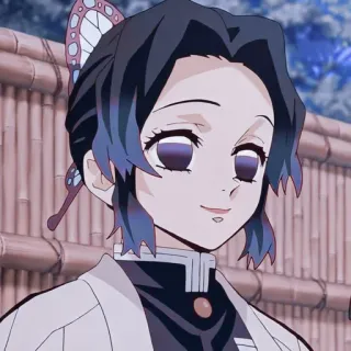 🌚 Shinobu Kocho Demon Slayer Anime, Demon Slayer, Shinobu Kocho, Schmetterling, Manga, Charakter telegram sticker