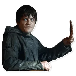🌭 Joffrey Baratheon Game of Thrones Joffrey, Game of Thrones, middelvinger, beledigend gebaar, fantasy whatsapp sticker