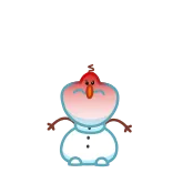 😡 Olaf Frozen muñeco de nieve, invierno, dibujos animados, Olaf, Frozen, Disney telegram sticker