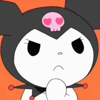 🖤 Kuromi Kuromi, Sanrio, personagem, fofo, anime, mangá, desenho animado whatsapp sticker