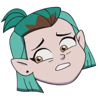 😰 Amity Blight The Owl House การ์ตูน, แอนิเมชัน, ดิสนีย์, บ้านนกฮูก, อมิตี้ ไบร์ท telegram sticker