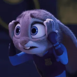 😱 Judy Hopps Zootopia telegram sticker
