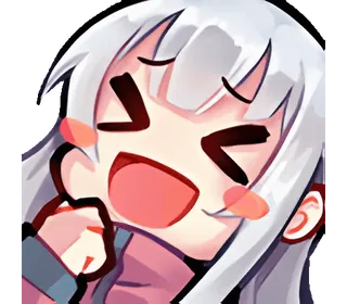 💓 动漫, 卡通, 可爱, 快乐, 女孩, 粉丝艺术 telegram sticker