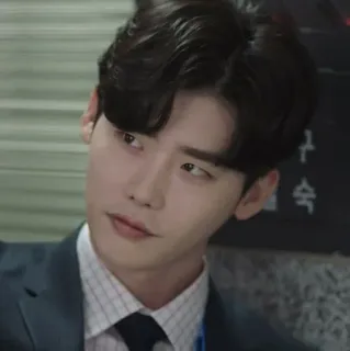 🥀 Lee Jong-suk actor, korean, man, portrait, suit telegram sticker