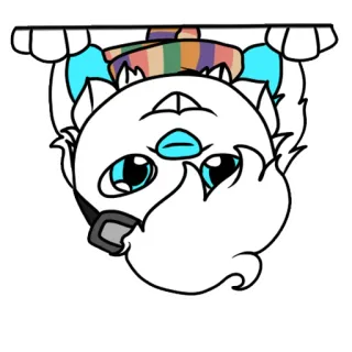 ⬇️ sticker, cartoon, character, animal, fantasy, cute telegram sticker