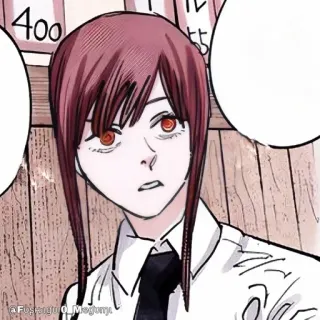 🔮 Makima Chainsaw Man Anime, Manga, Makima, Chainsaw Man telegram sticker