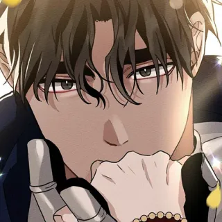 ♠️ uomo, armatura, ritratto, anime, personaggio, fantasy telegram sticker