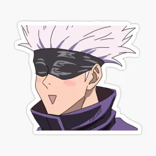👀 Gojo Satoru Jujutsu Kaisen Anime, Mangá, Gojo Satoru, Jujutsu Kaisen, Personagem, Adesivo telegram sticker