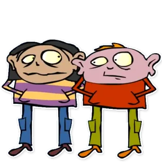 👬 desenho animado, personagens, animação, adesivo whatsapp sticker