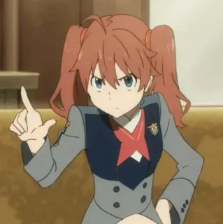 🔗 Darling in the Franxx Anime, Cartoon, Meisje, Personage, Darling in the Franxx telegram sticker