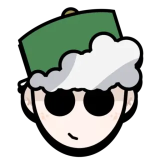 👨 卡通, 角色, 帽子, 头像 telegram sticker