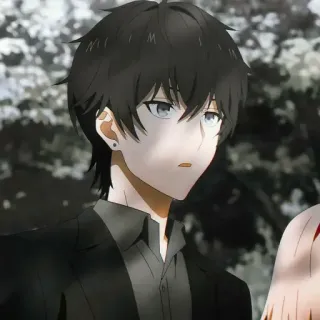 🕳 Anime, Manga, Personaje, Retrato whatsapp sticker