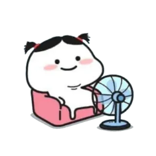 🪃 hoạt hình, nhân vật, người hâm mộ, nóng, hình minh họa telegram sticker