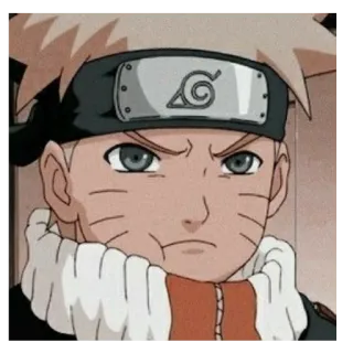 😠 Naruto Uzumaki Naruto anime, manga, cartoon, ninja, shonen, naruto telegram sticker
