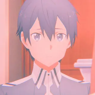 🗡 Kirito Sword Art Online Anime, Kirito, Sword Art Online, Karakter, Avatar, Pria, Remaja telegram sticker