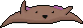 😊 Пиксель арт, Кот, Милый, Животное, Стикер telegram sticker