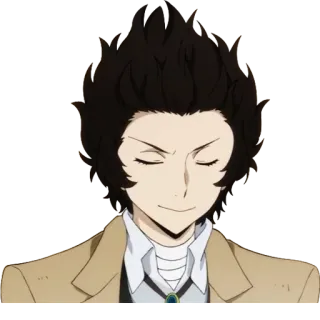 😌 Osamu Dazai Bungou Stray Dogs Anime, Bungou Stray Dogs, Osamu Dazai, Dazai, Charakter telegram sticker