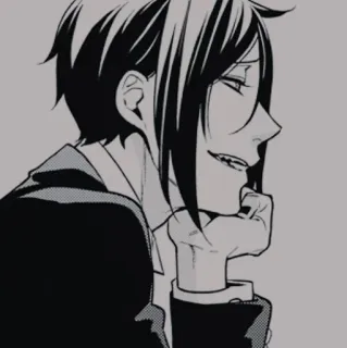❄️ Sebastian Michaelis Black Butler anime, manga, sebastian michaelis, black butler, demon, butler, fanart telegram sticker