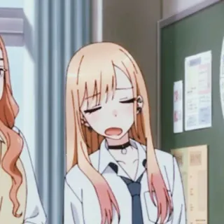 🥲 Marin Kitagawa My Dress-Up Darling Anime, Słodkie, Dziewczyna, Kawaii, My Dress-Up Darling, Marin Kitagawa, Manga whatsapp sticker