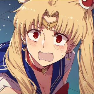 🌕 Sailor Moon Anime, Manga, Sailor Moon, Dessin animé, Personnage, Usagi Tsukino telegram sticker