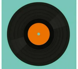 🎵 Vinyle, Disque, Musique, Rétro, Audio, Vintage telegram sticker