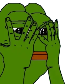 🙈 Pepe the Frog pepe, frog, meme, internet meme, cartoon whatsapp sticker