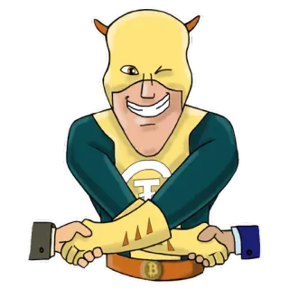 Crypto Time Man - @crypto_time telegram stickers