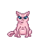 😼 mèo, pixel art, động vật, dễ thương telegram sticker