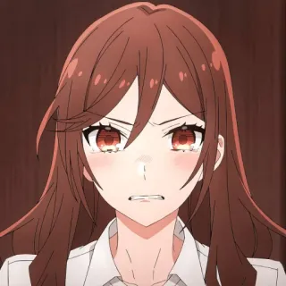🍥 Hori Kyoko Horimiya Anime, Horimiya, Hori Kyoko, Kyoko Hori, Emocional, Chorando, Garota anime, Chateada telegram sticker