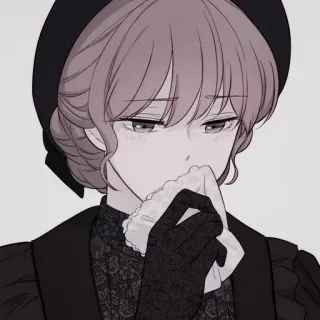 📰 anime, sad, crying, grief, melancholy, vintage, mourning, woman whatsapp sticker