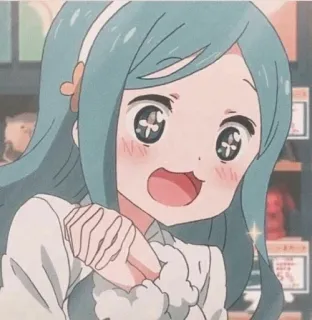 😍 Anime, Ragazza, Carina, Personaggio, Manga telegram sticker