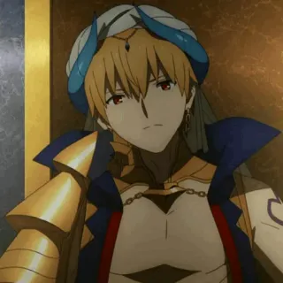 ✨ Gilgamesh Fate/stay night anime, fate, gilgamesh, king, archer telegram sticker