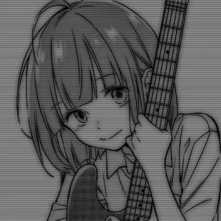 ⚓️ anime, girl, guitar, music, manga, cute telegram sticker