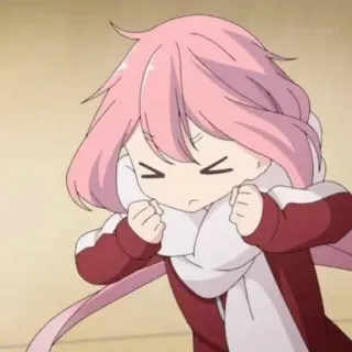 😡 Anime, Manga, Süß, Pinke Haare, Chibi telegram sticker