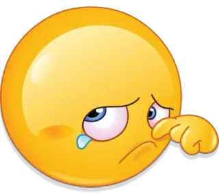 😥 triste, emoji, chorando, lágrima, infeliz, rosto telegram sticker