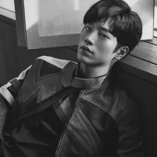 ➖ man, jacket, portrait, fashion, style, person telegram sticker