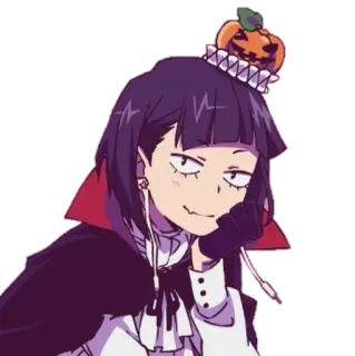 😈 Kyoka Jiro My Hero Academia Anime, Manga, Halloween, Vampire, Kyoka Jiro, My Hero Academia whatsapp sticker