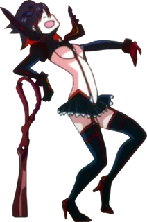 🤪 Ryuko Matoi Kill la Kill Anime, Kill la Kill, Ryuko Matoi, Cartoni animati whatsapp sticker