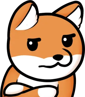 😠 raposa, animal, meme, desenho animado, adesivo, internet, engraçado whatsapp sticker