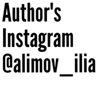👤 Author's Instagram @alimov_ilia Instagram, 作者, alimov_ilia, 社交媒体 telegram sticker