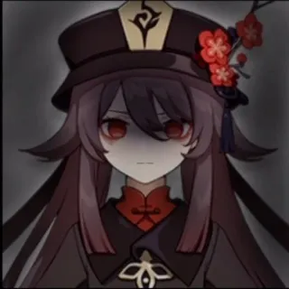 😨 Hu Tao Genshin Impact Anime, Jeu vidéo, Hu Tao, Genshin Impact, Personnage, Gacha telegram sticker