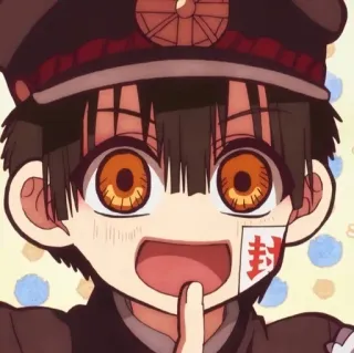 🌟 Hanako Toilet-Bound Hanako-kun anime, cartoon, hanako kun, cute, manga, ghost telegram sticker