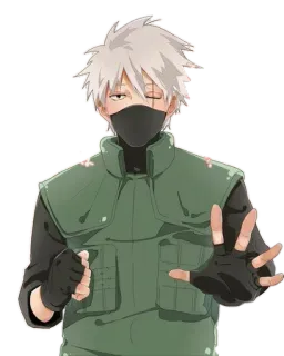 👋 Kakashi Hatake Naruto kakashi, anime, naruto, manga, ninja, lehrer whatsapp sticker